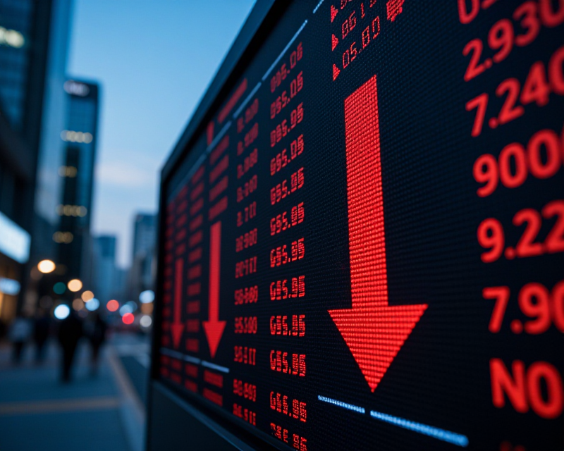 Stock Market Decline in Seoul