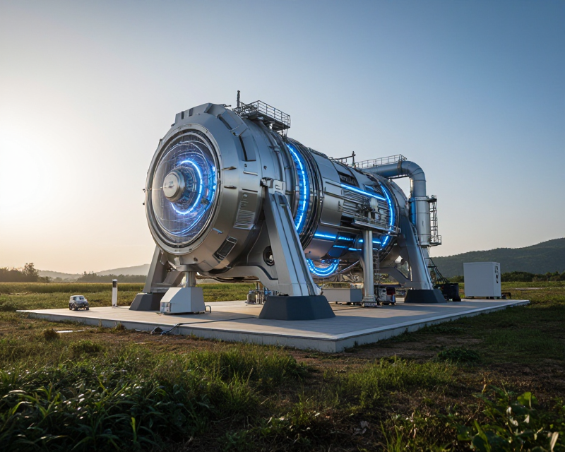 Futuristic SMR Energy Concept