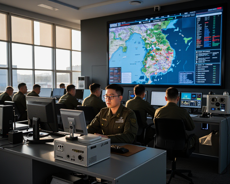 Military Command Center Atmosphere