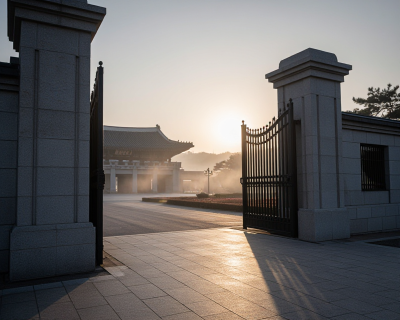Symbolic Military Academy Gate