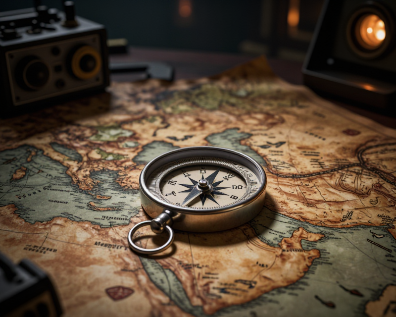 Geopolitical Tension Symbolism