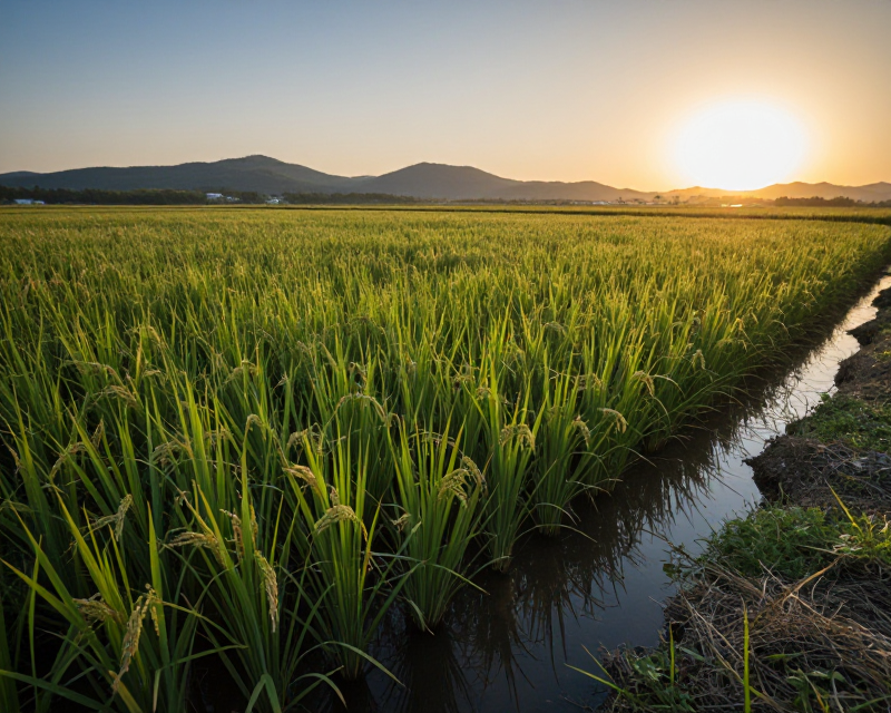 Peaceful Korean Farmland