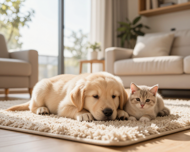 Cozy Pet Scene