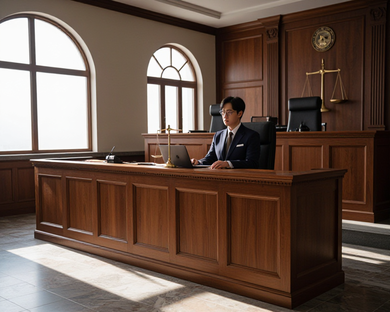 South Korean Courtroom Atmosphere