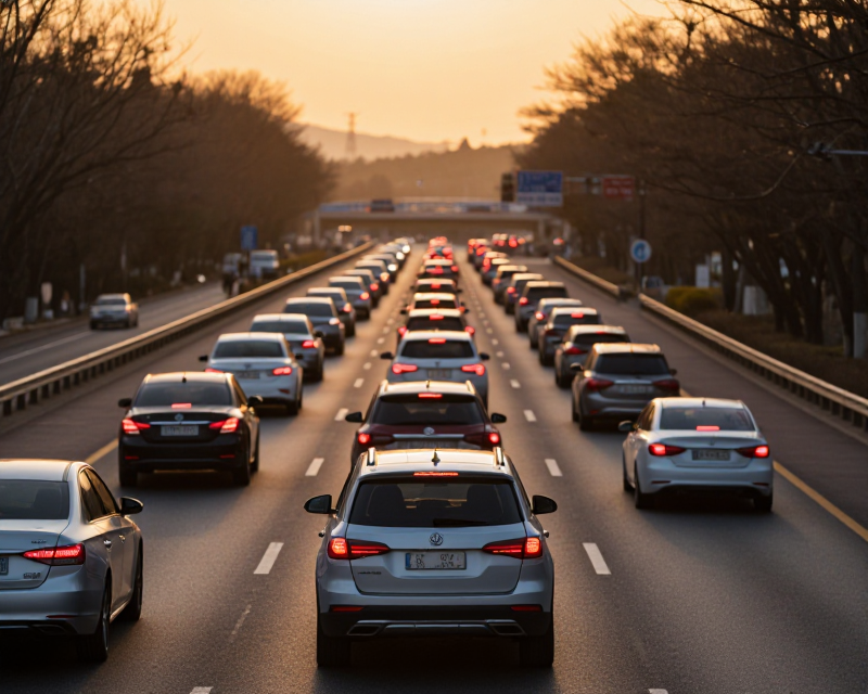 Chuseok Highway Traffic
