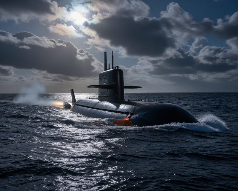 Submarine Missile Launch Atmosphere