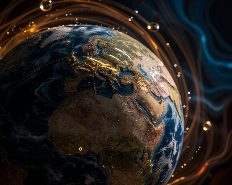 Global Economic Tension Concept