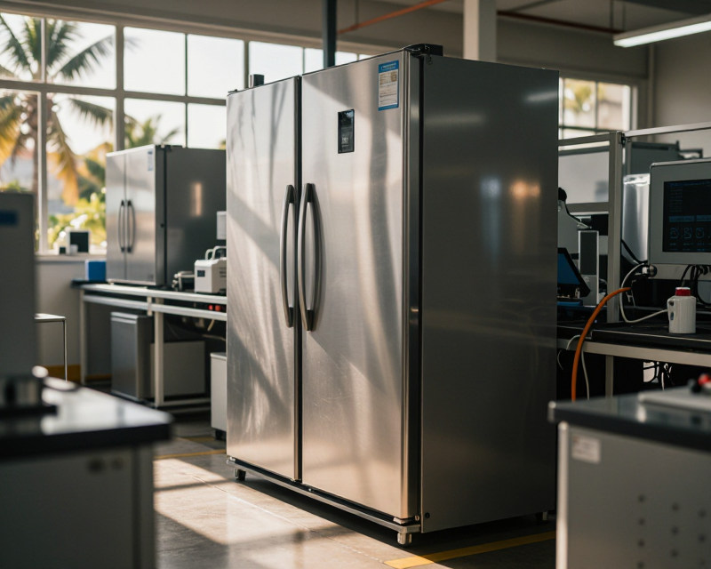 Modern Refrigerator Production Line in Brazil